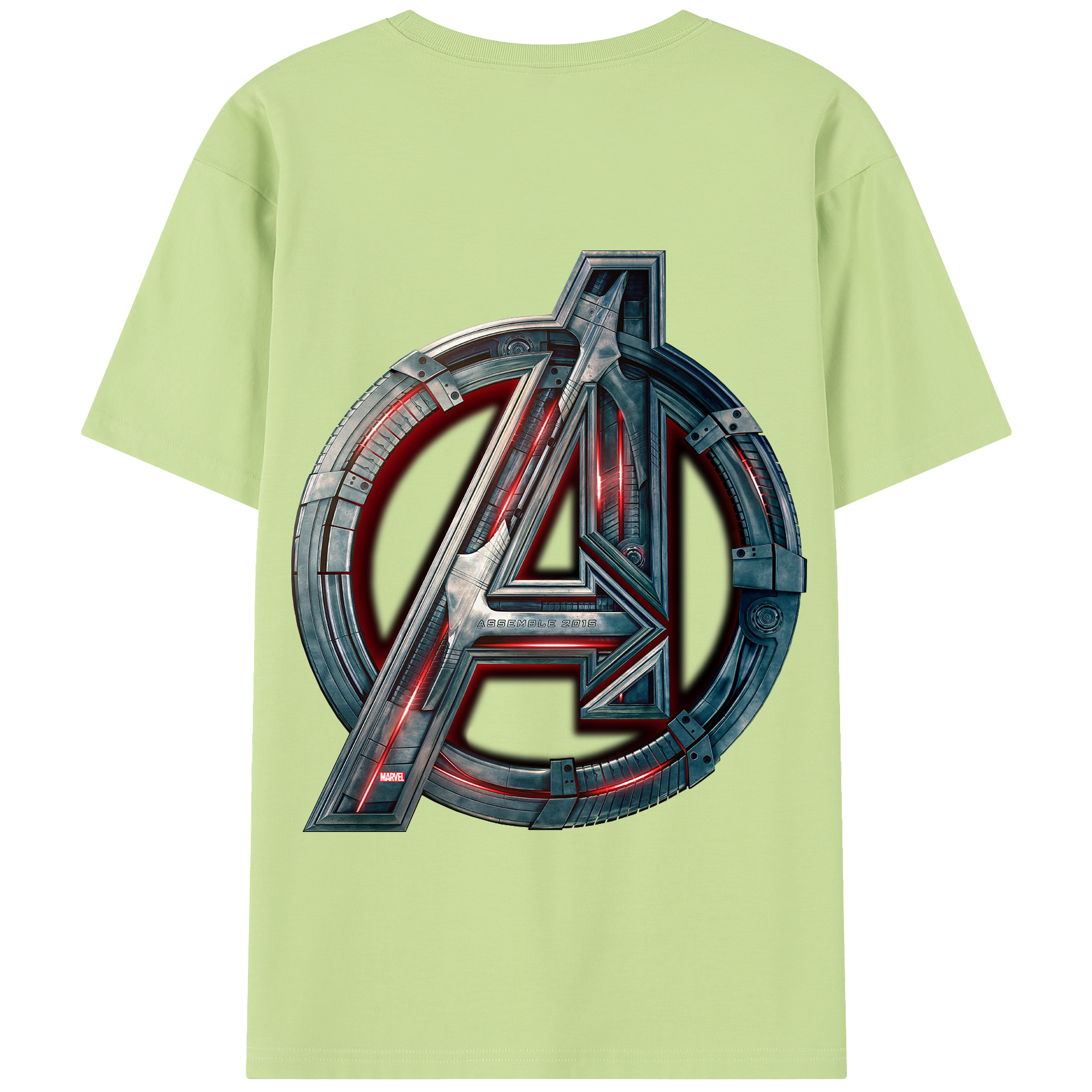 （画像用） アベンジャーズ The Avengers 綿100％半袖Tシャツ（背面プリント）